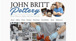 Desktop Screenshot of johnbrittpottery.com